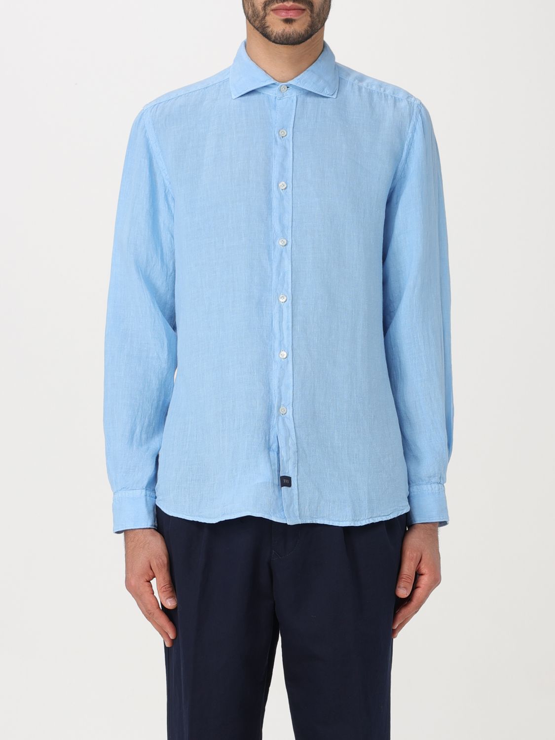 Fay Shirt FAY Men colour Gnawed Blue