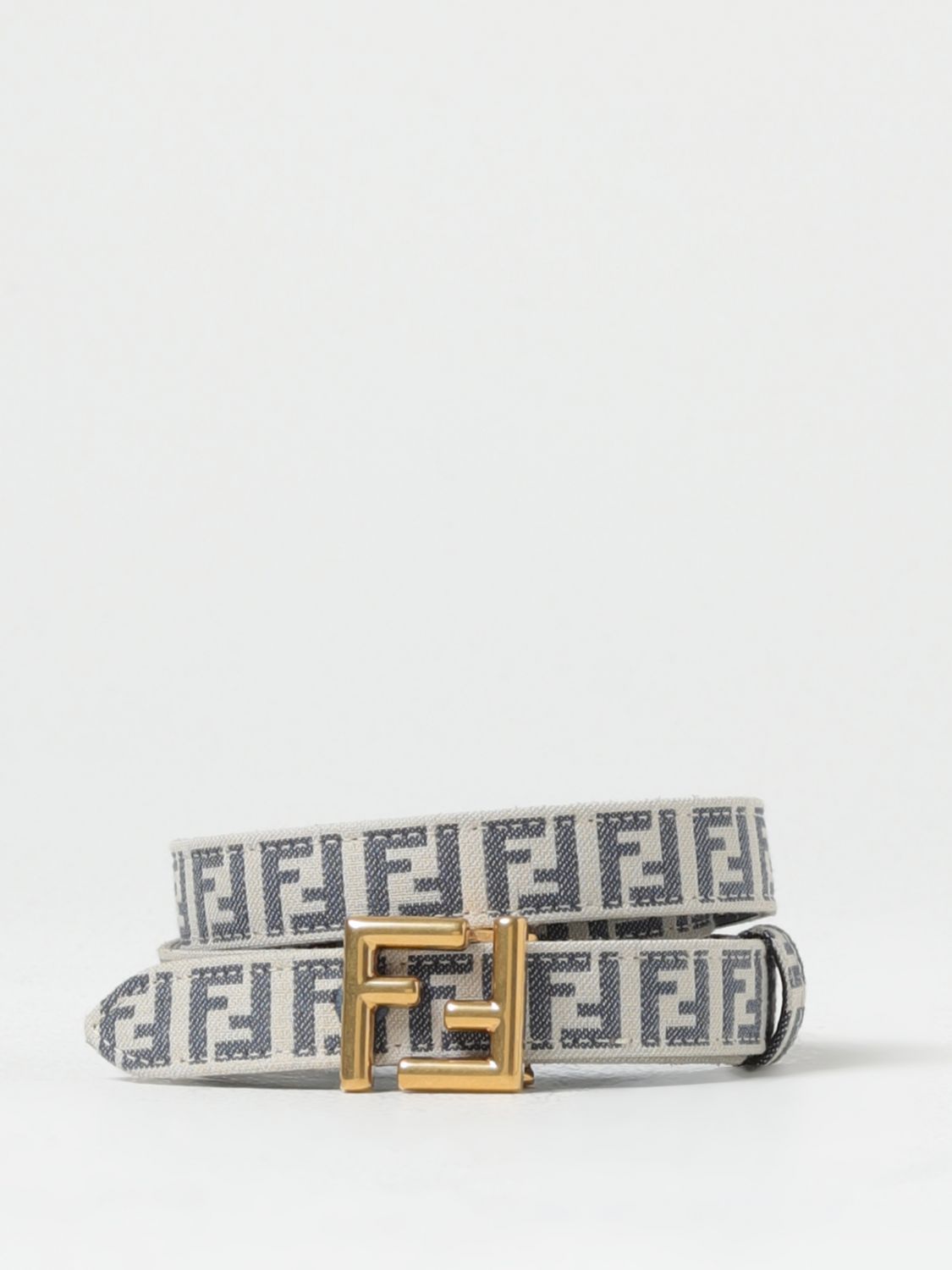 FENDI Belt FENDI Woman colour Denim