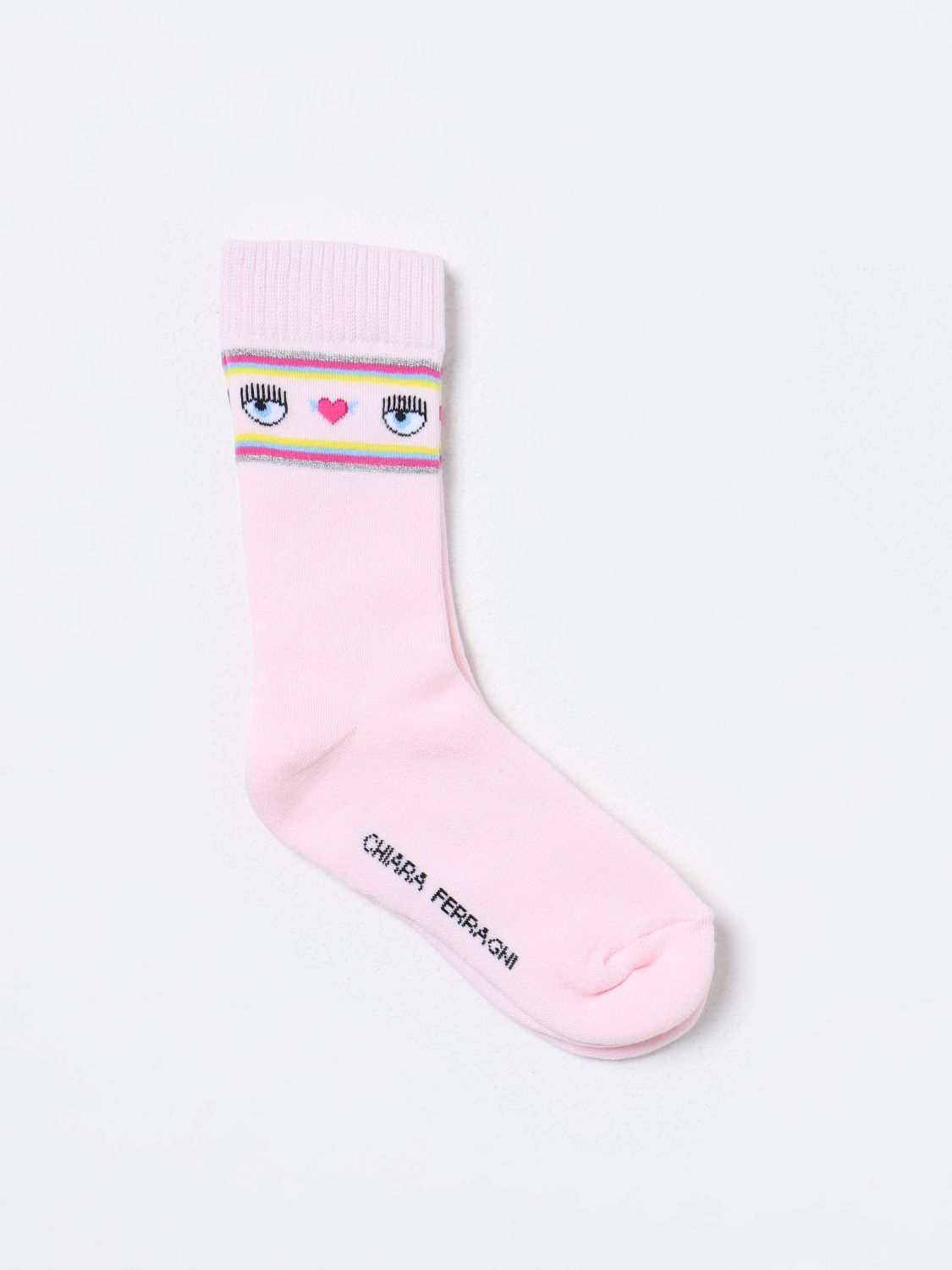 CHIARA FERRAGNI Girls' Socks CHIARA FERRAGNI Kids colour Pink