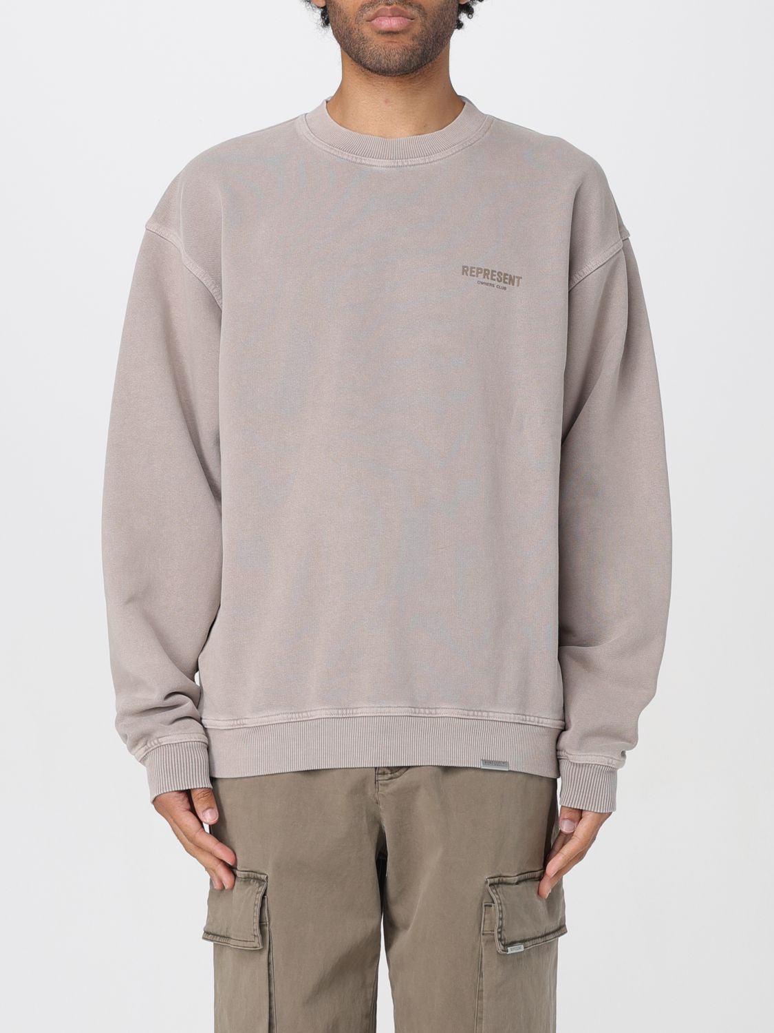 Represent Sweatshirt REPRESENT Men colour Beige