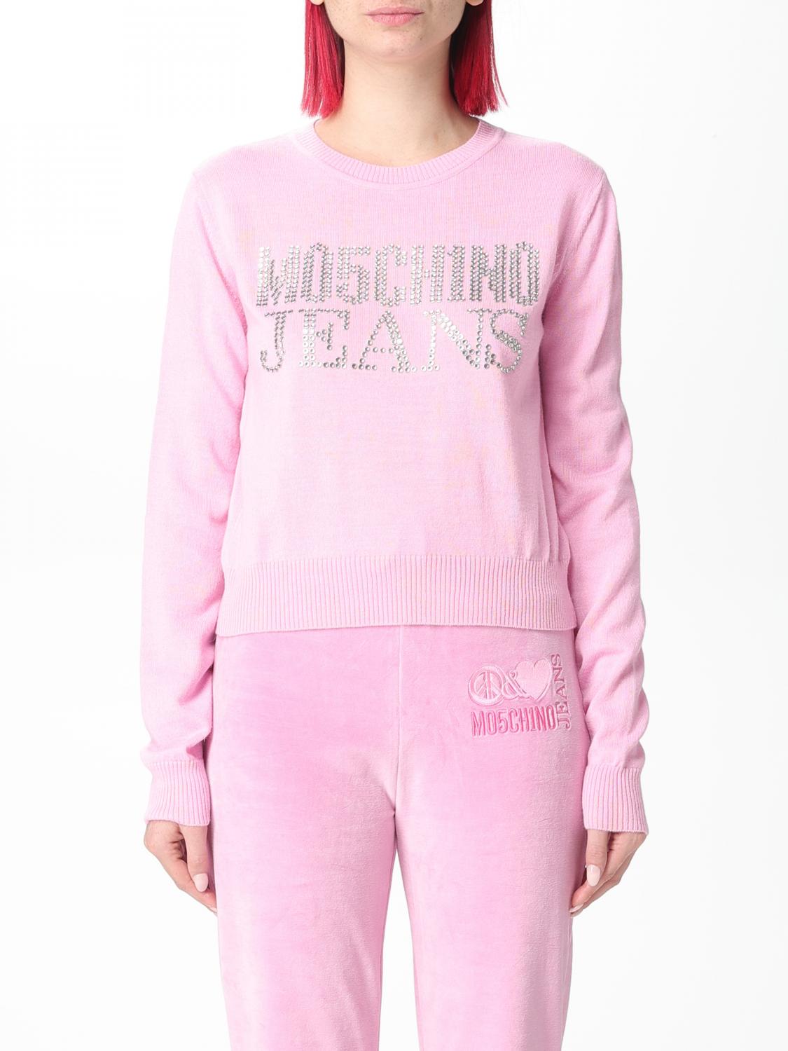 Moschino Jeans Jumper MOSCHINO JEANS Woman colour Pink