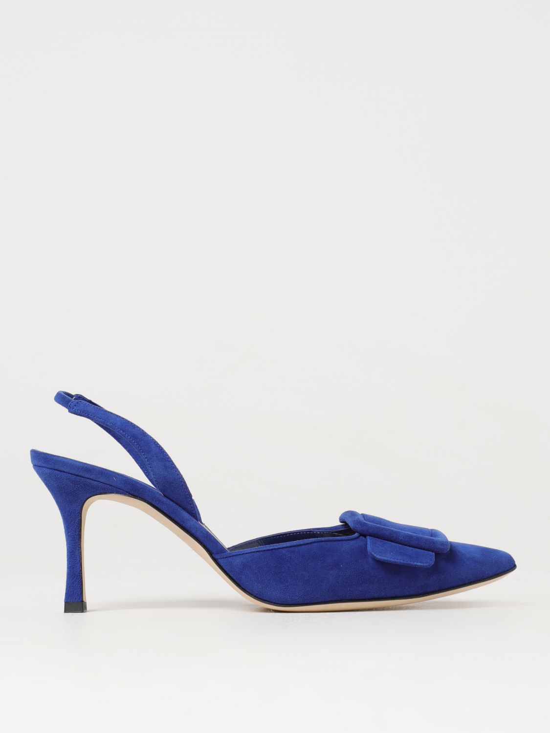 Manolo Blahnik High Heel Shoes MANOLO BLAHNIK Woman colour Royal Blue
