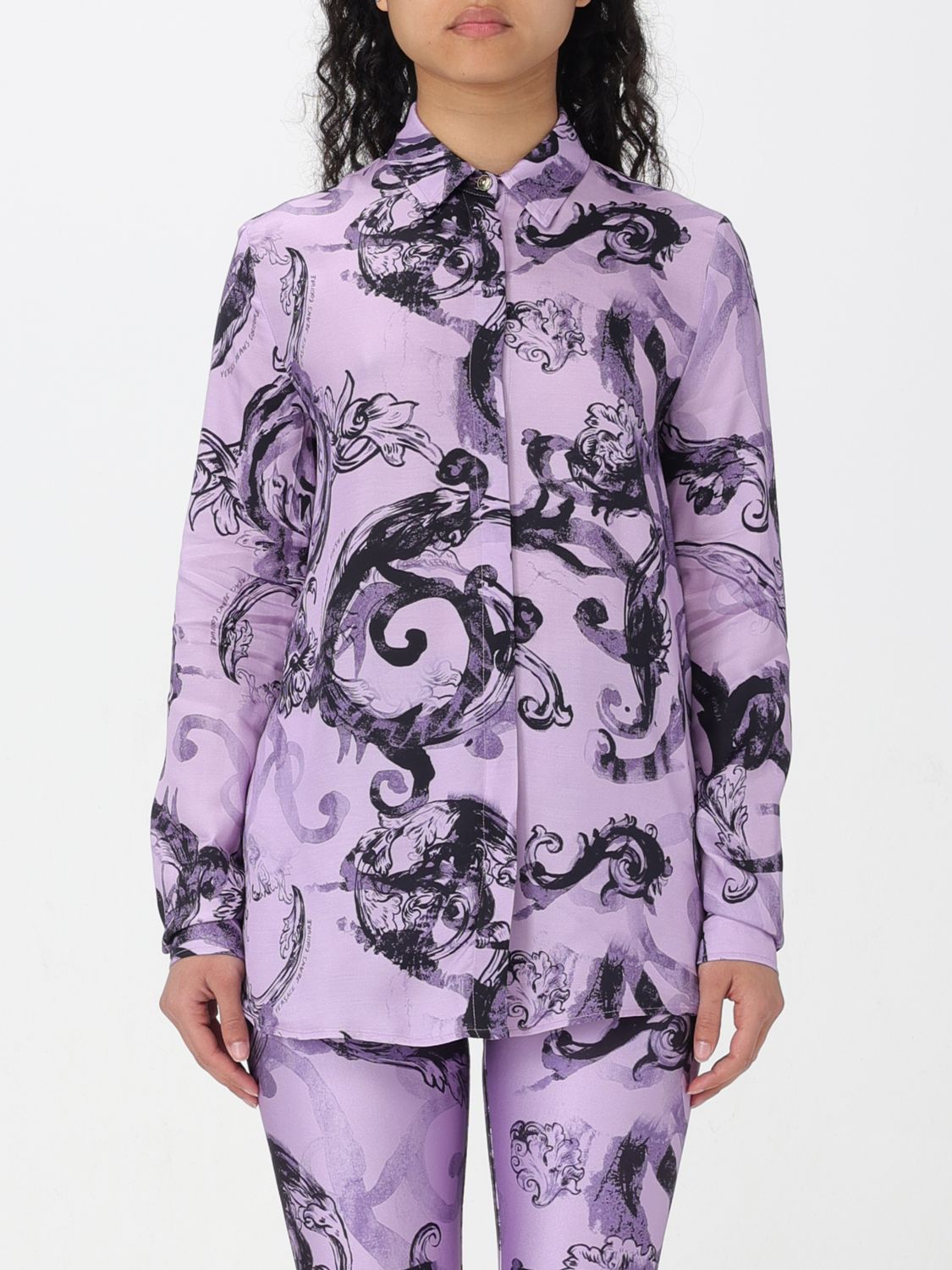 Versace Jeans Couture Shirt VERSACE JEANS COUTURE Woman colour Violet