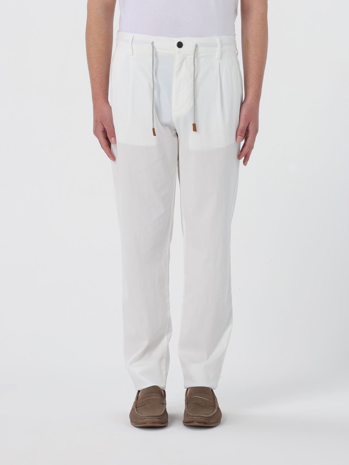 Eleventy Trousers ELEVENTY Men colour White