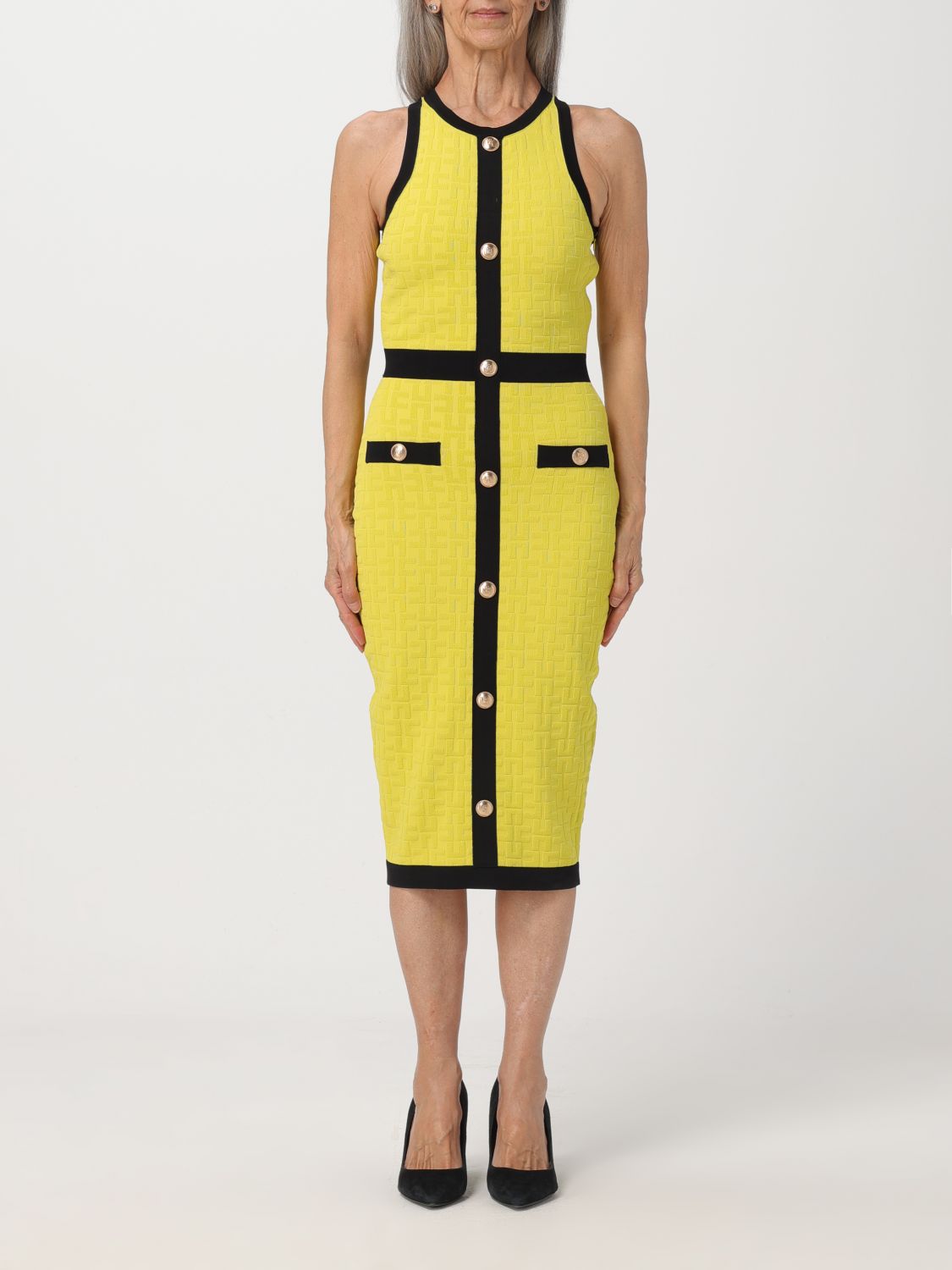 Elisabetta Franchi Dress ELISABETTA FRANCHI Woman colour Yellow