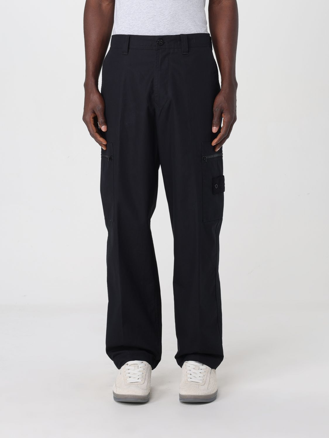 Stone Island Trousers STONE ISLAND Men colour Black