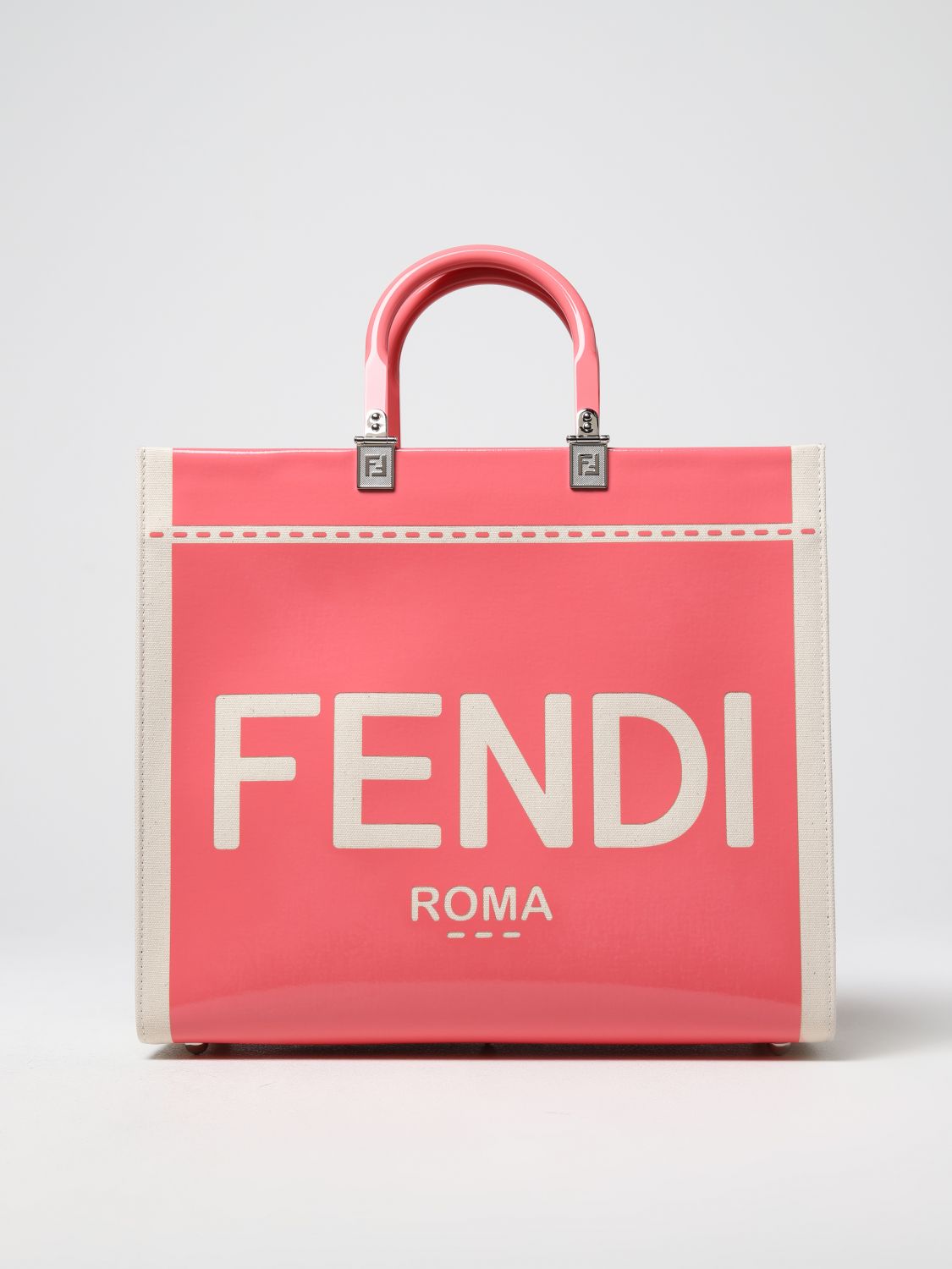 FENDI Tote Bags FENDI Woman colour Pink