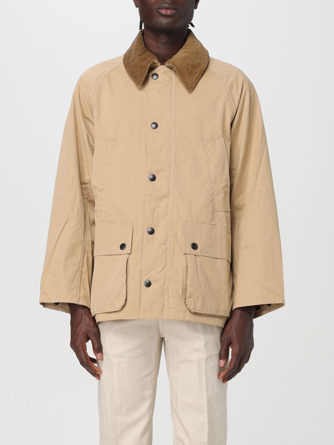 Barbour Coat BARBOUR Men colour Beige