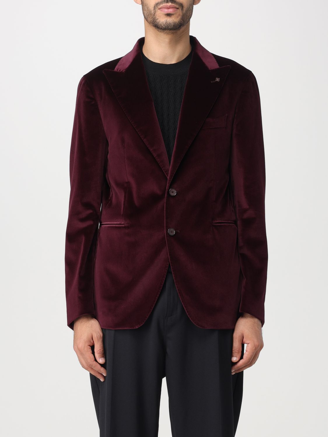 Tagliatore Blazer TAGLIATORE Men colour Burgundy