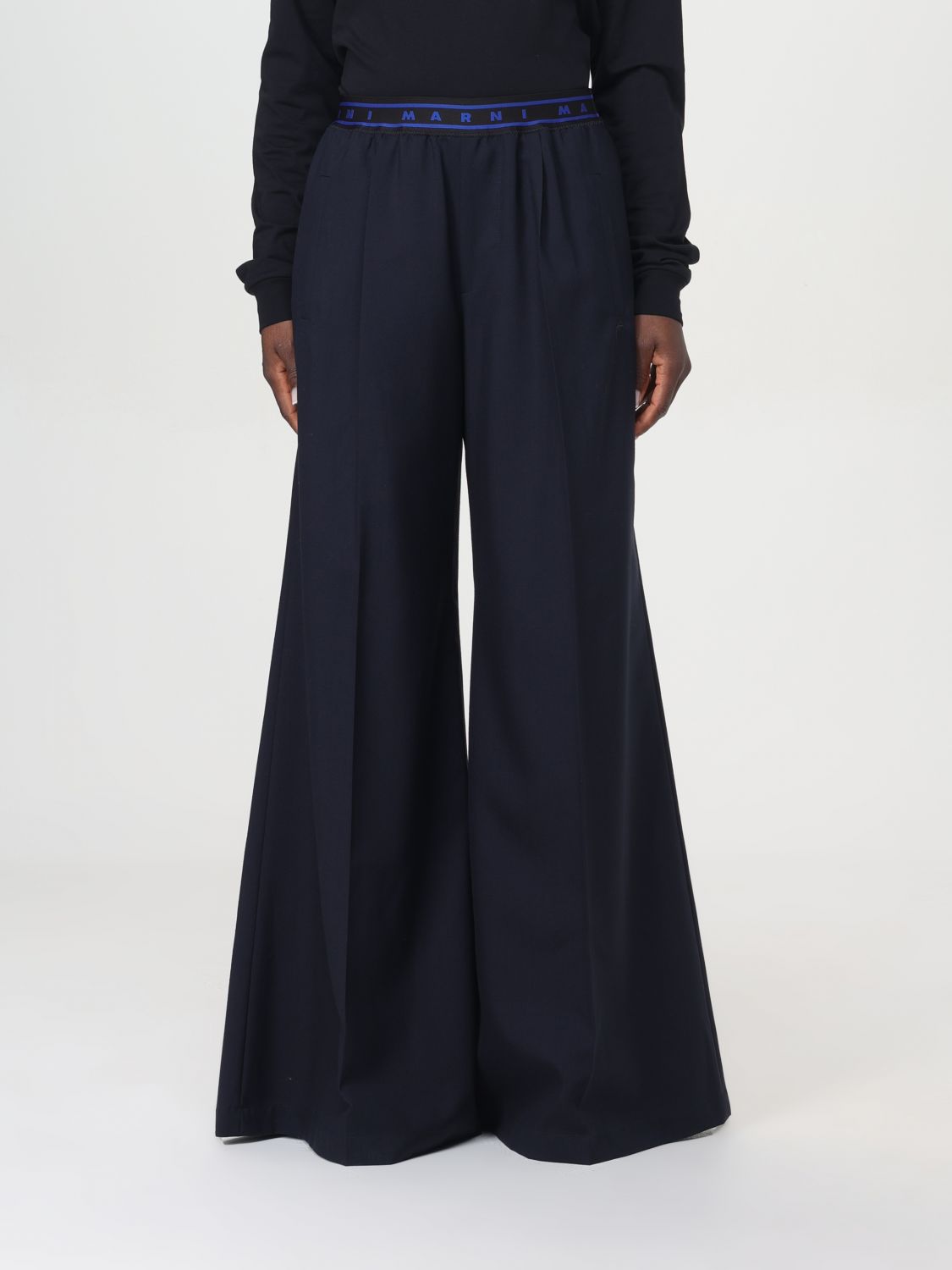 Marni Pants MARNI Woman color Blue