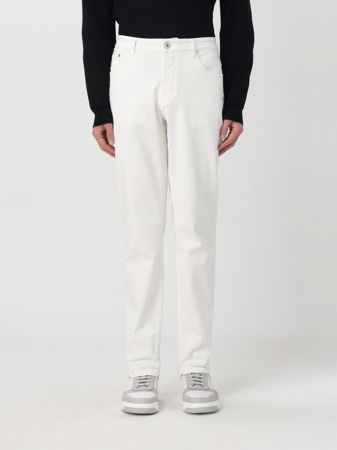 Brunello Cucinelli Trousers BRUNELLO CUCINELLI Men colour White