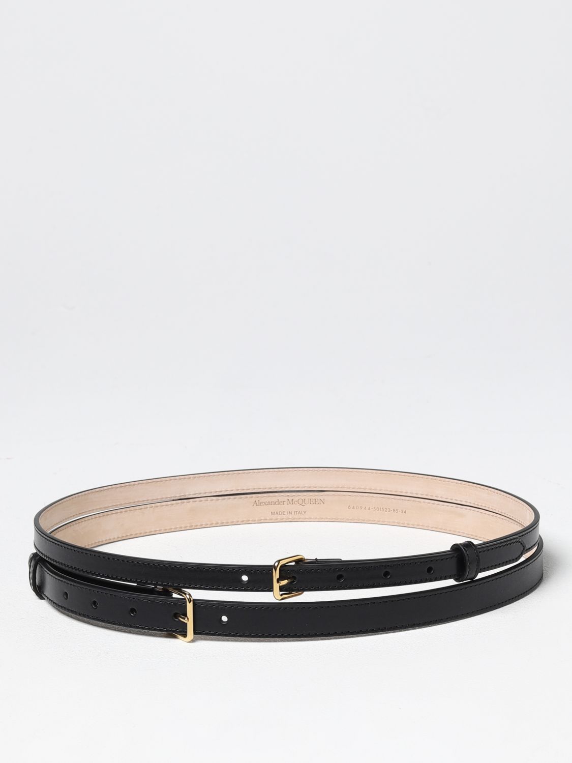 Alexander McQueen Belt ALEXANDER MCQUEEN Woman colour Black