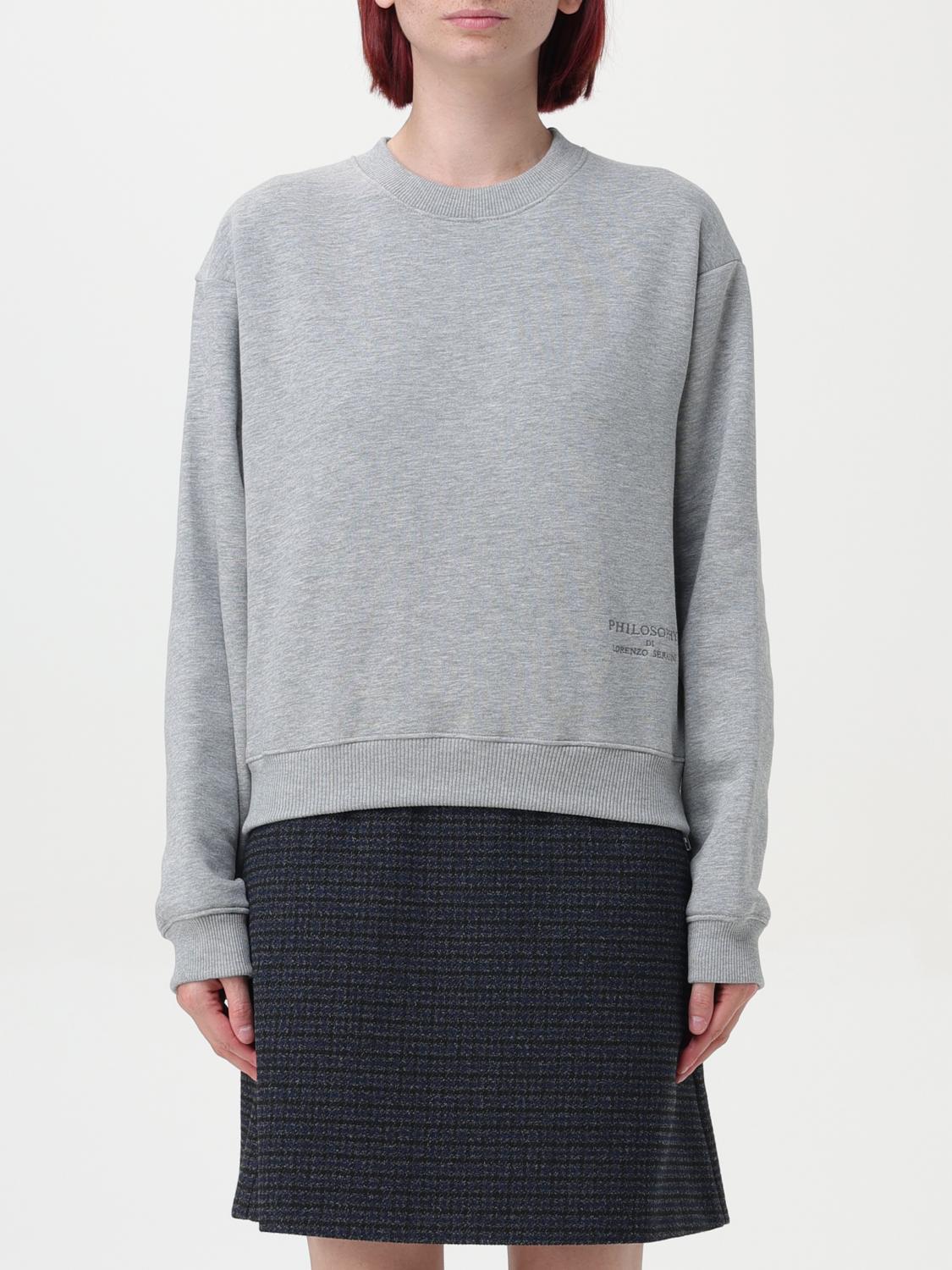 Philosophy Di Lorenzo Serafini Sweatshirt PHILOSOPHY DI LORENZO SERAFINI Woman color Grey