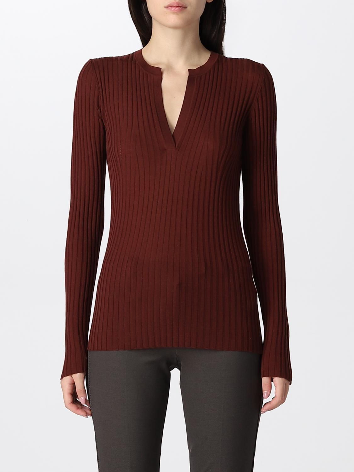 Roberto Collina Jumper ROBERTO COLLINA Woman colour Burgundy