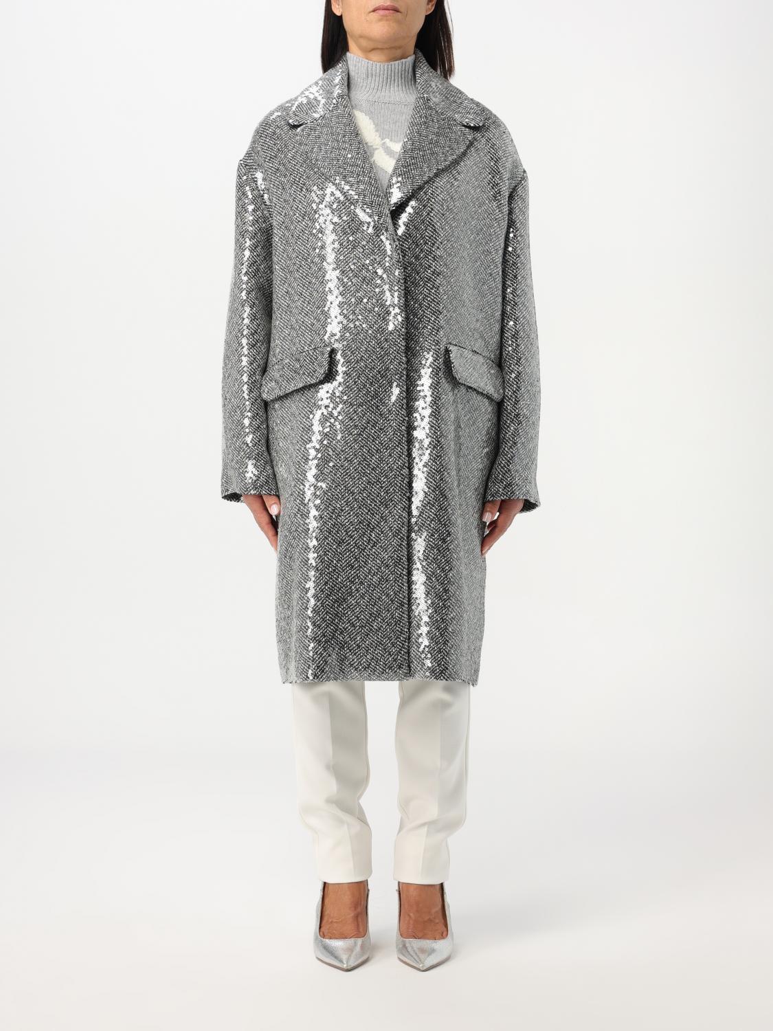 Ermanno Firenze Coat ERMANNO FIRENZE Woman colour Grey