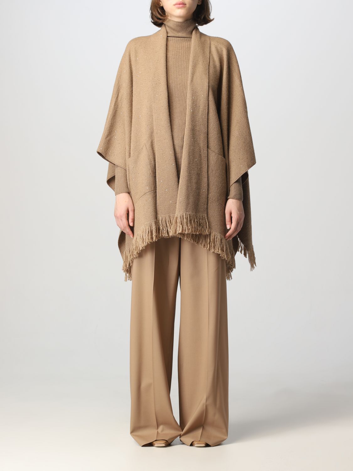 Fabiana Filippi Cloak FABIANA FILIPPI Woman colour Hazel