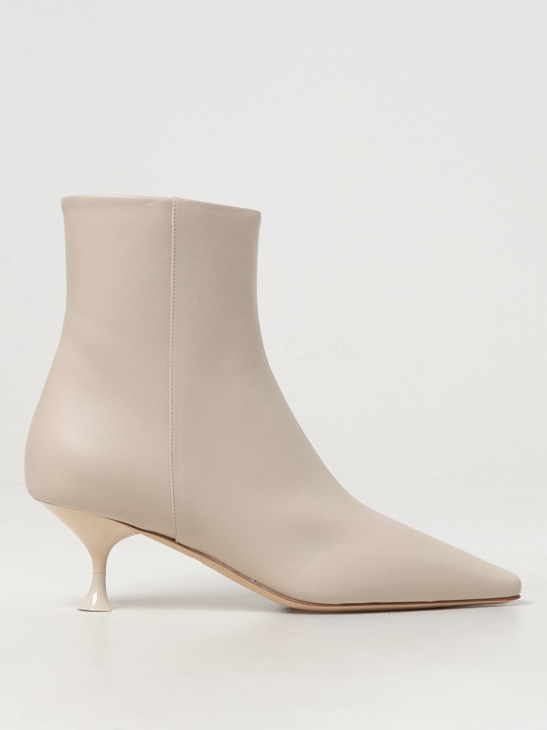 3JUIN Flat Ankle Boots 3JUIN Woman colour Ivory