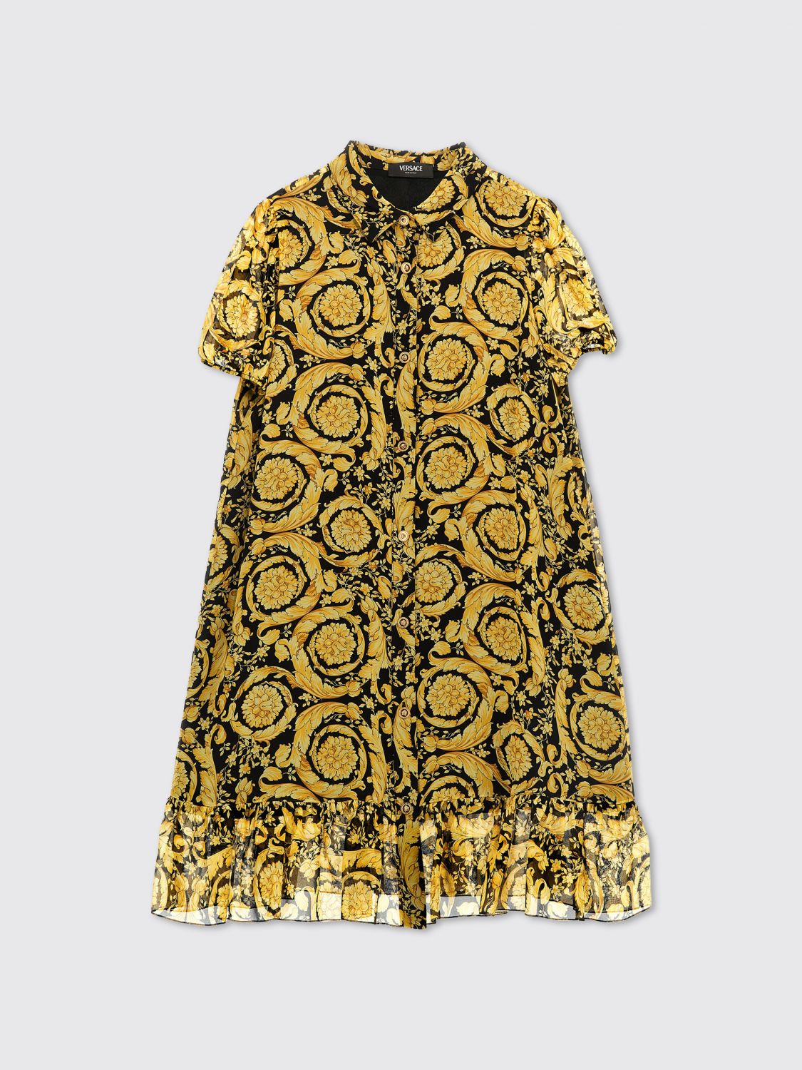 Young Versace Dress YOUNG VERSACE Kids colour Yellow