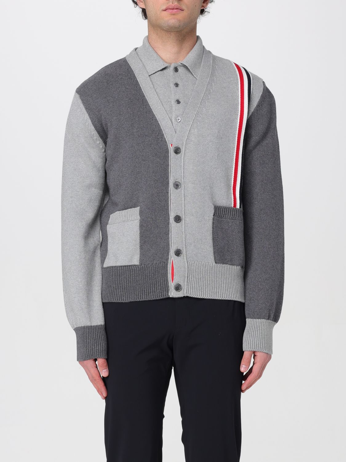 Thom Browne Cardigan THOM BROWNE Men colour Grey