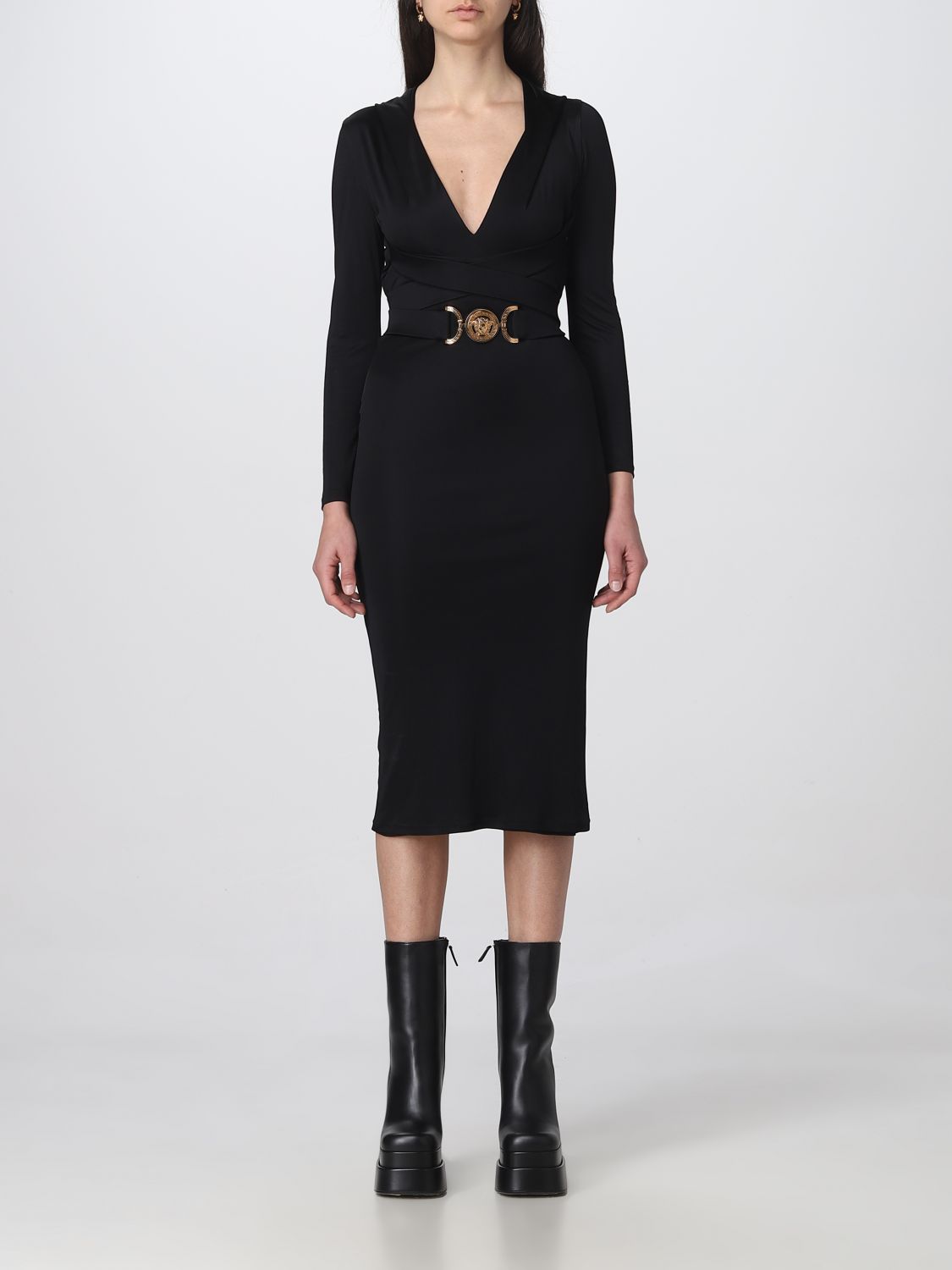 Versace Dress VERSACE Woman colour Black