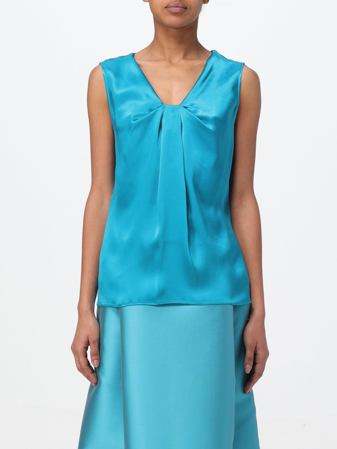 Alberta Ferretti Top ALBERTA FERRETTI Woman colour Blue