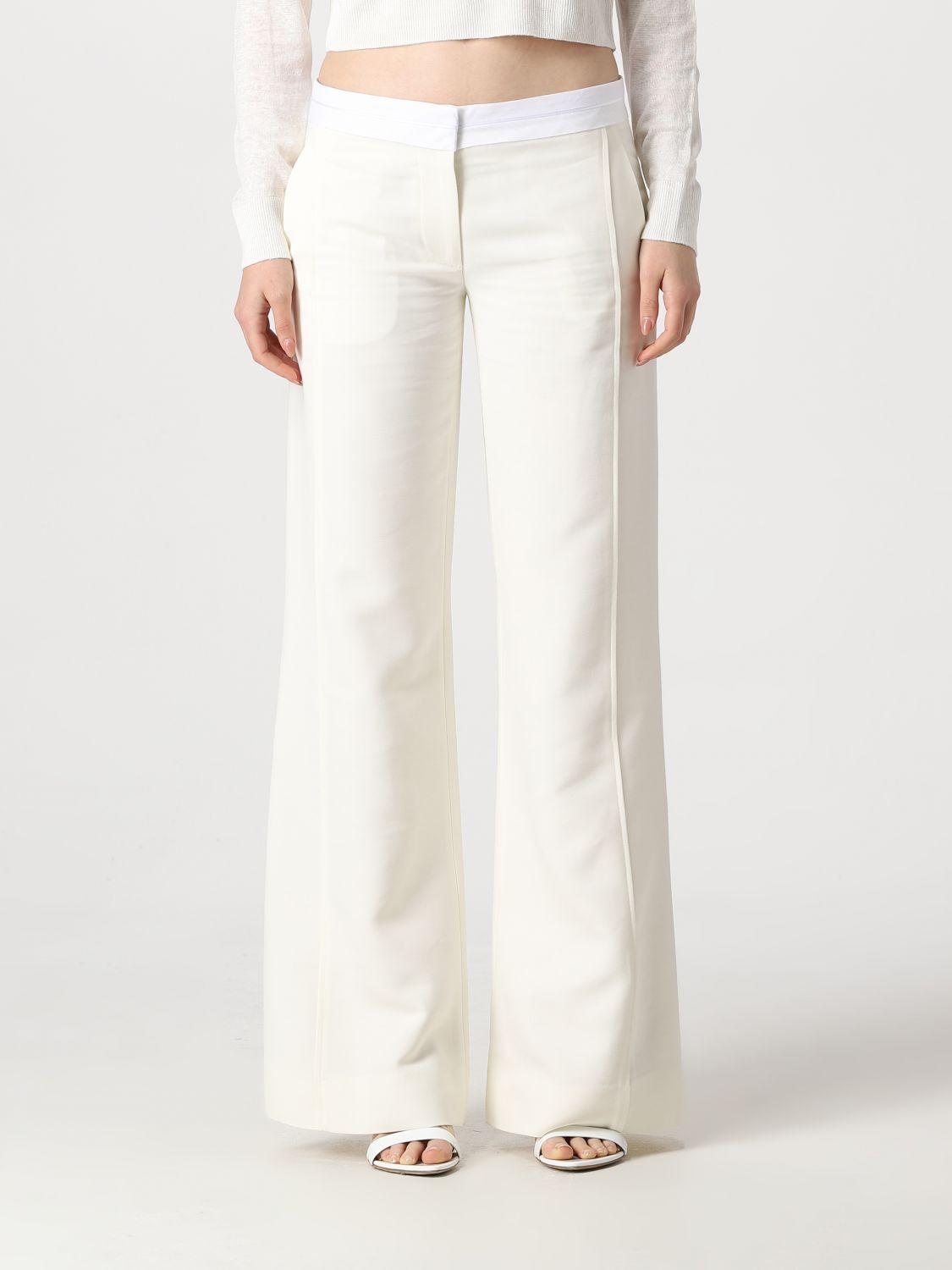 Victoria Victoria Beckham Trousers VICTORIA VICTORIA BECKHAM Woman colour White