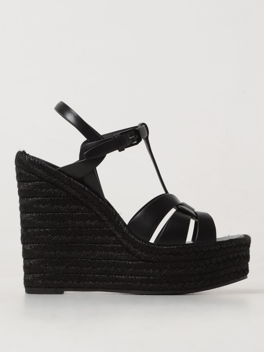 Saint Laurent Wedge Shoes SAINT LAURENT Woman colour Black