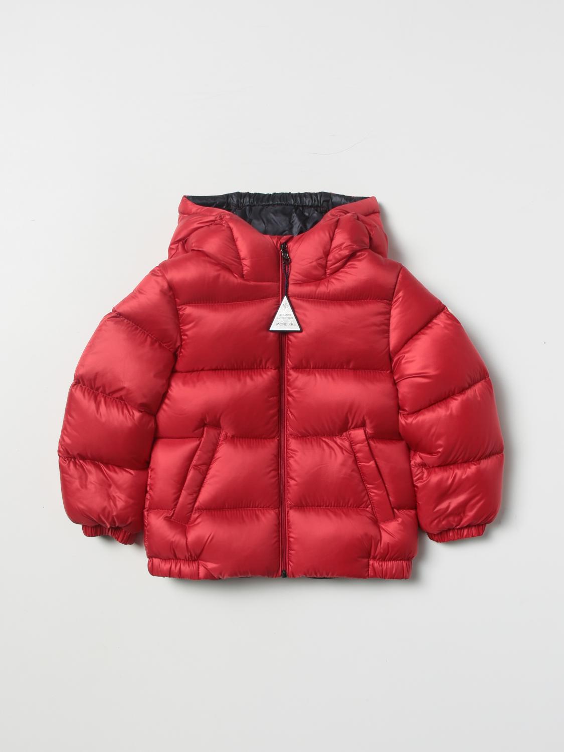 Moncler Jacket MONCLER Kids colour Red