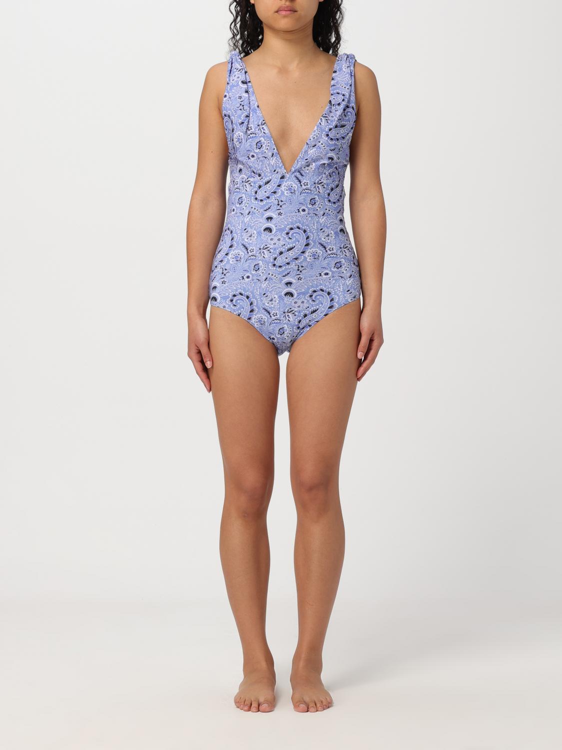 Etro Swimsuit ETRO Woman colour Gnawed Blue