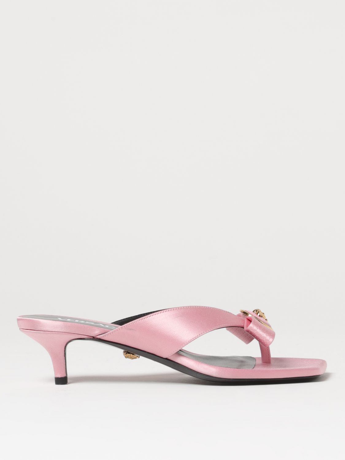 Versace Heeled Sandals VERSACE Woman colour Pink