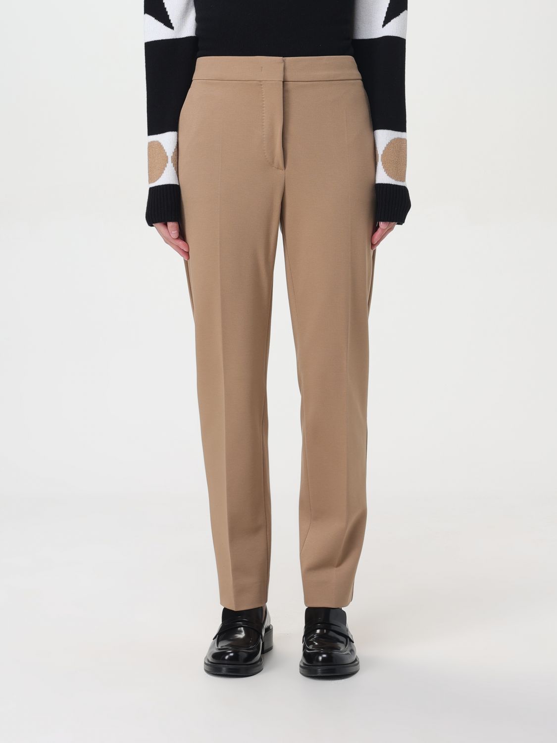 Max Mara Pants MAX MARA Woman color Brown