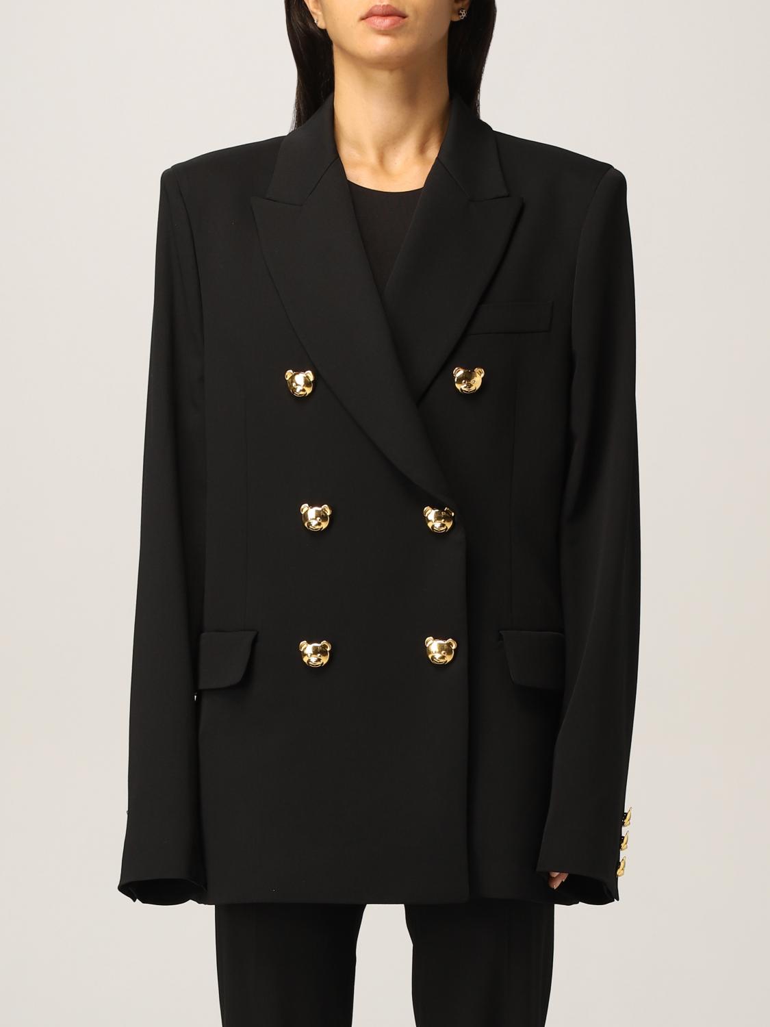 Moschino Couture Moschino Couture double-breasted blazer with Teddy buttons