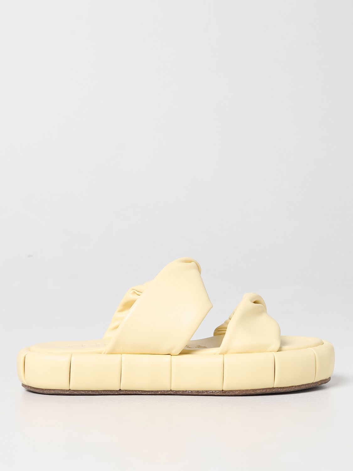 Themoirè Flat Sandals THEMOIRÈ Woman colour Yellow