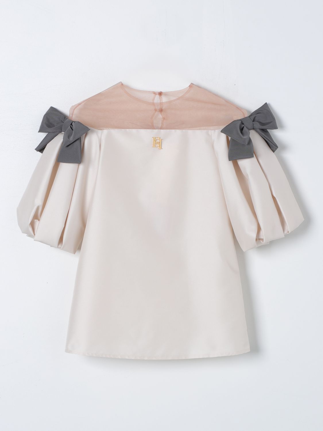 Elisabetta Franchi La Mia Bambina Dress ELISABETTA FRANCHI LA MIA BAMBINA Kids colour Butter