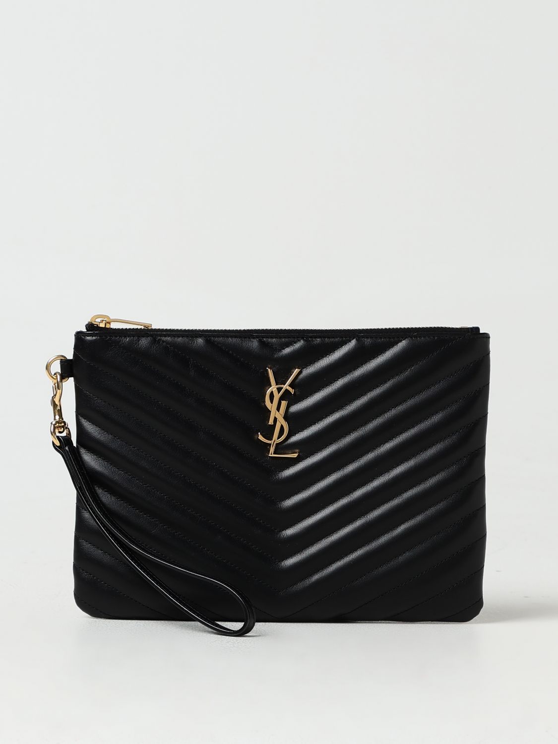 Saint Laurent Clutch SAINT LAURENT Woman colour Black