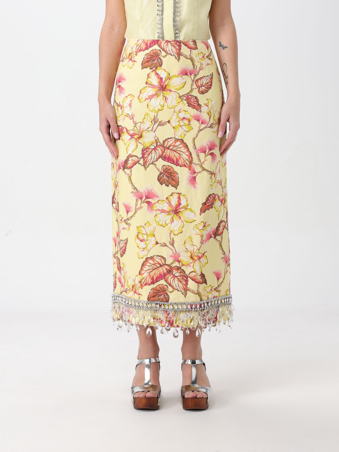 Zimmermann Skirt ZIMMERMANN Woman colour Yellow