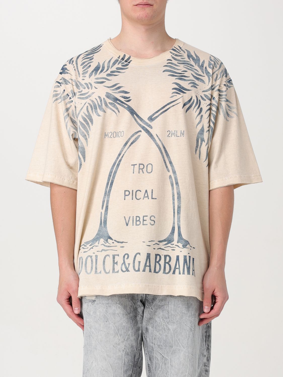 Dolce & Gabbana T-Shirt DOLCE & GABBANA Men colour Beige