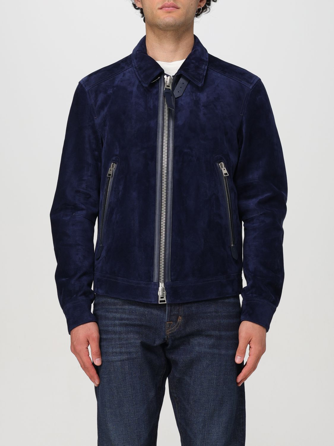 Tom Ford Jacket TOM FORD Men color Blue