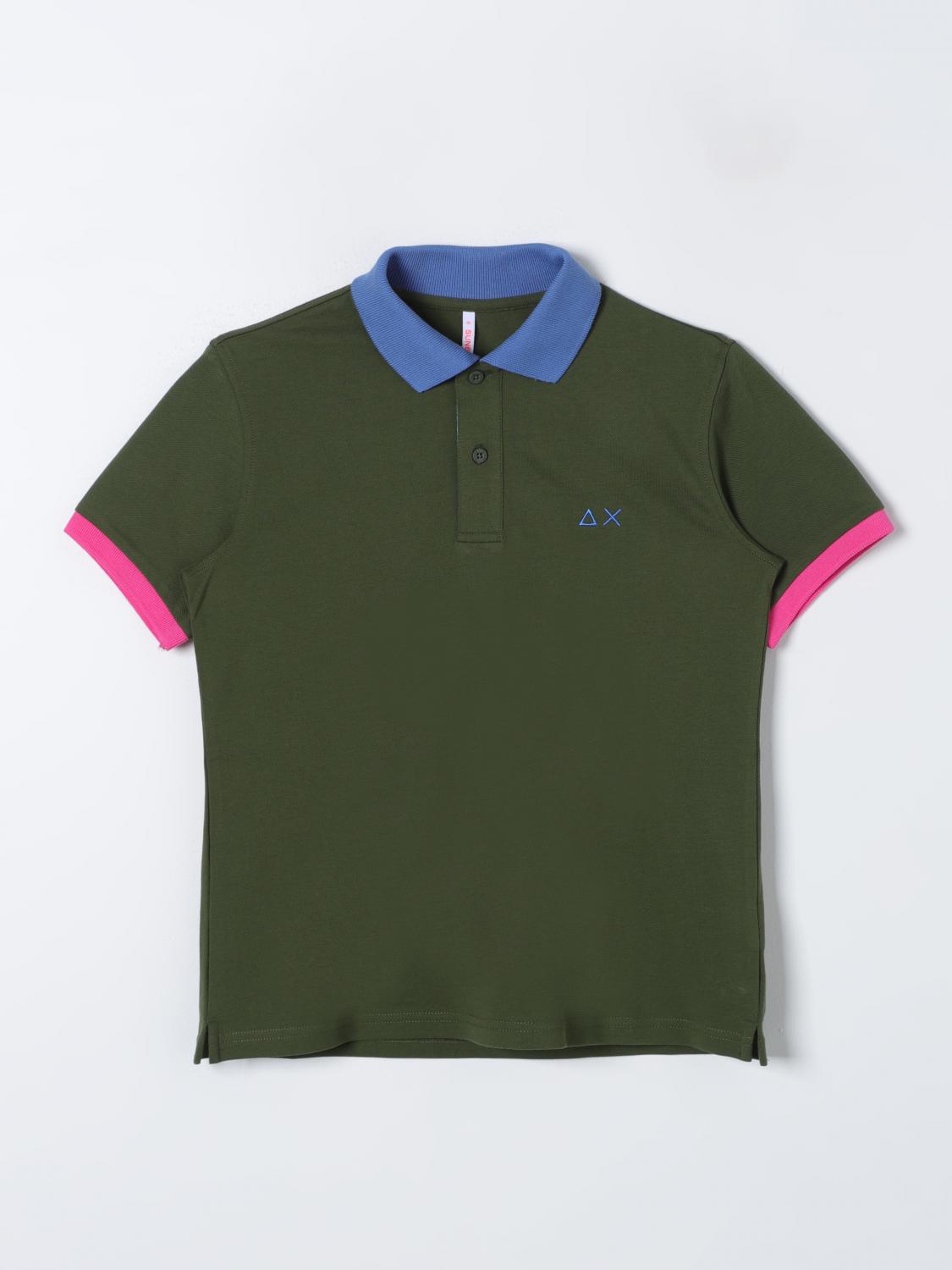  Polo Shirt SUN 68 Kids colour Green