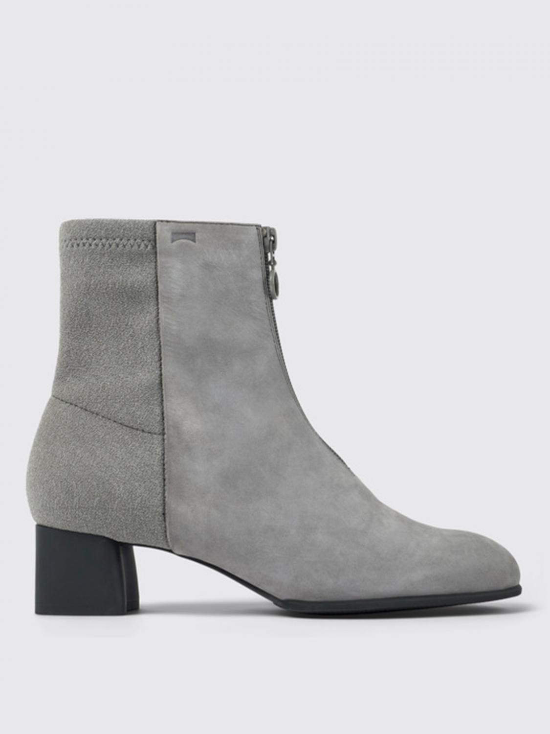 Camper Flat Ankle Boots CAMPER Woman colour Grey