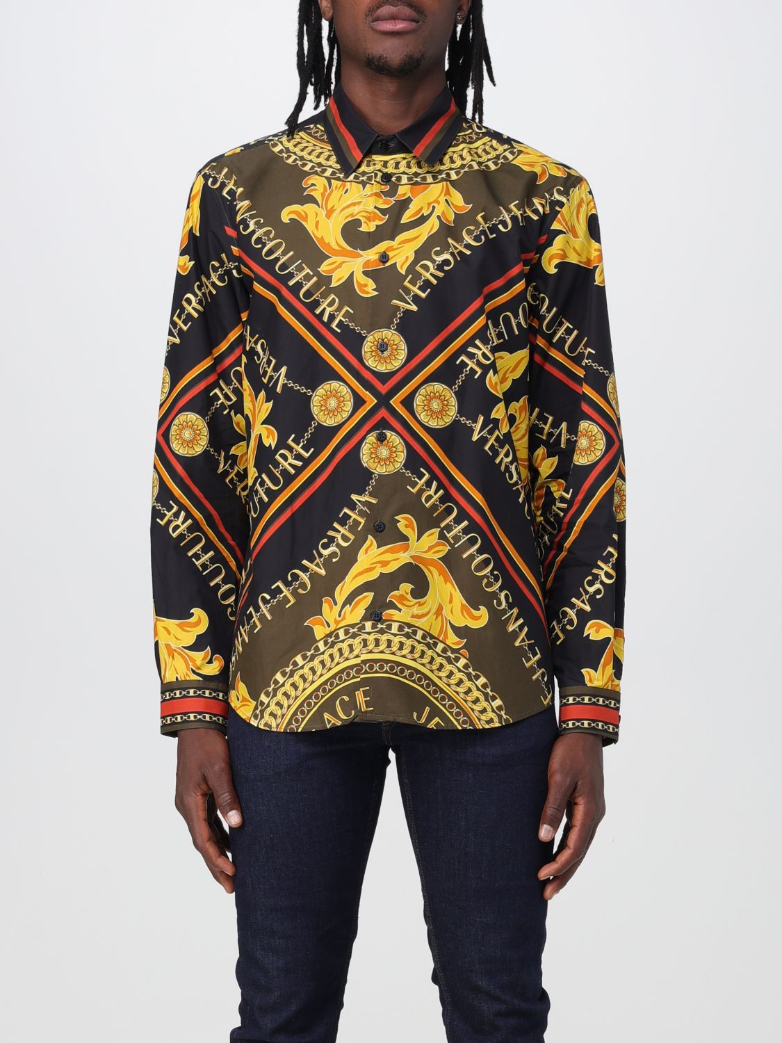 Versace Jeans Couture Shirt VERSACE JEANS COUTURE Men colour Multicolor