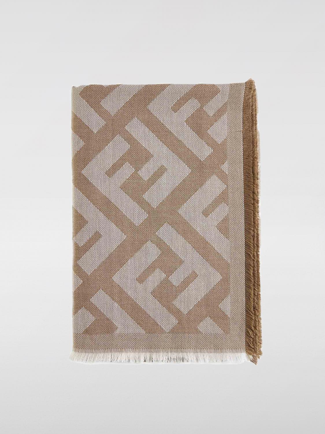 FENDI Scarf FENDI Woman color Beige