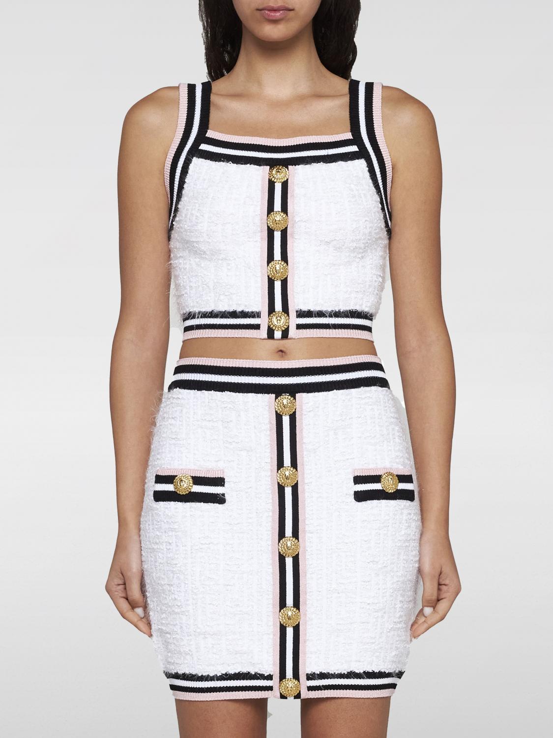 Balmain Top BALMAIN Woman color White