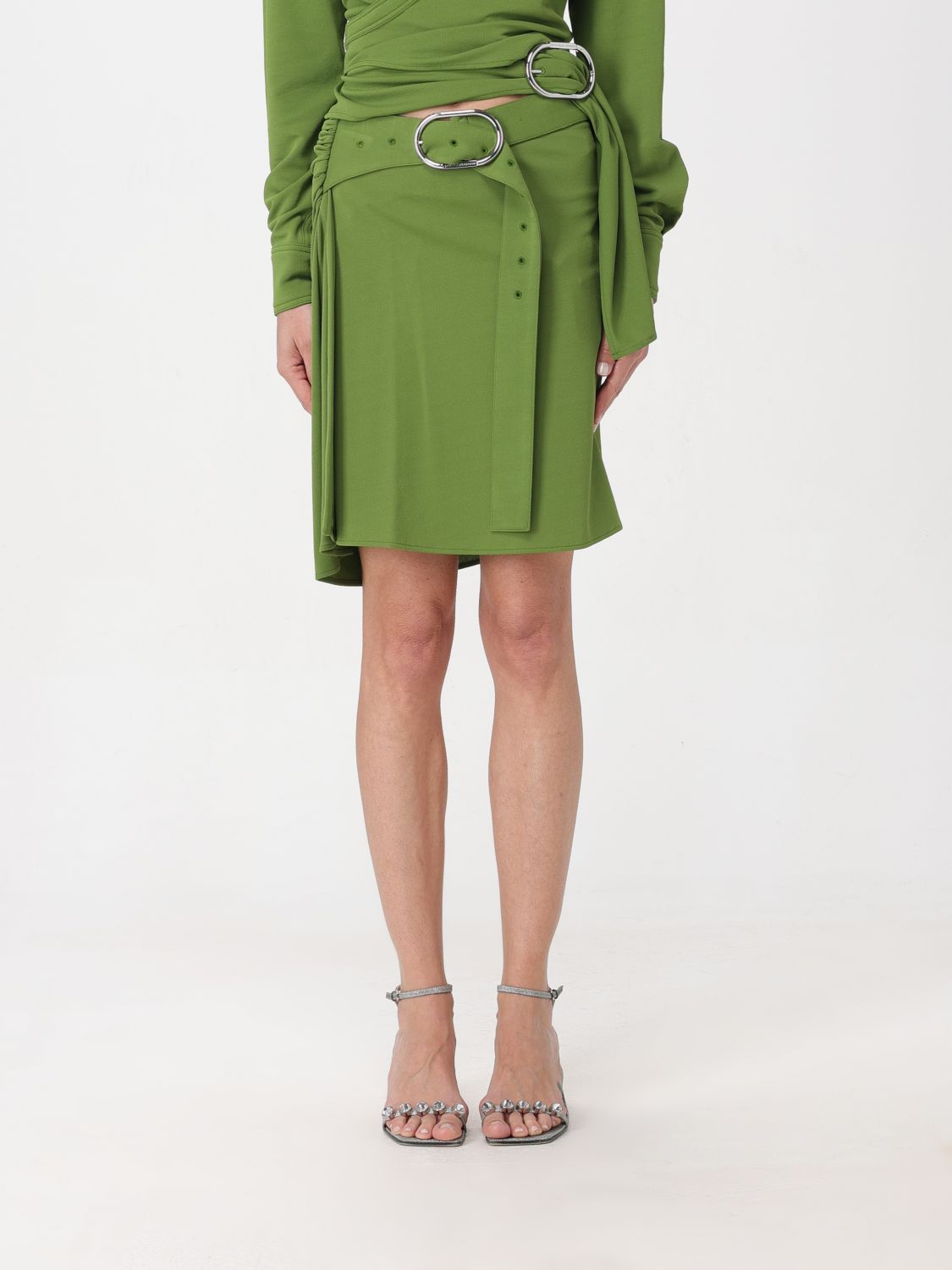Rabanne Skirt RABANNE Woman colour Green