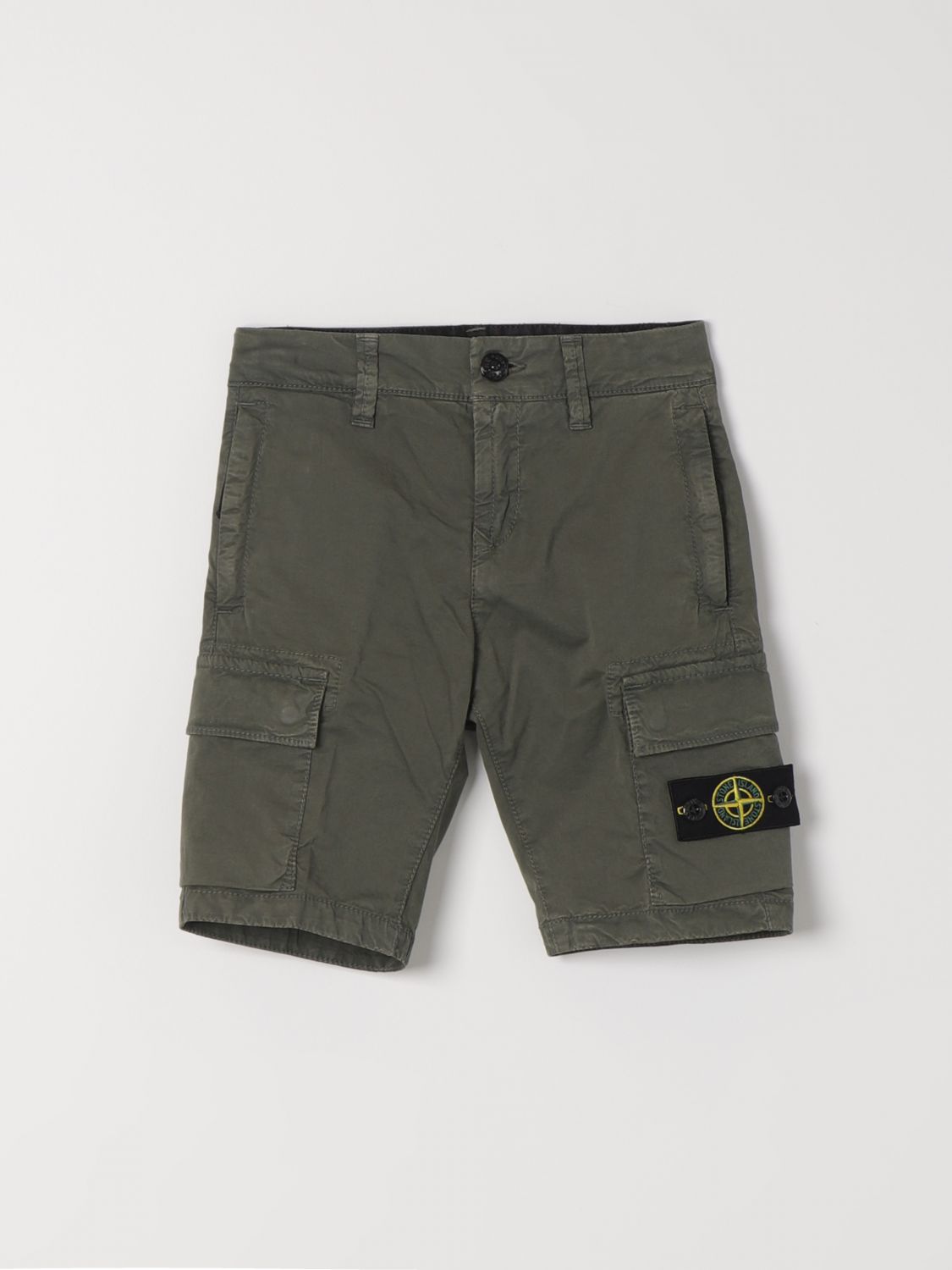 Stone Island Junior Shorts STONE ISLAND JUNIOR Kids colour Green