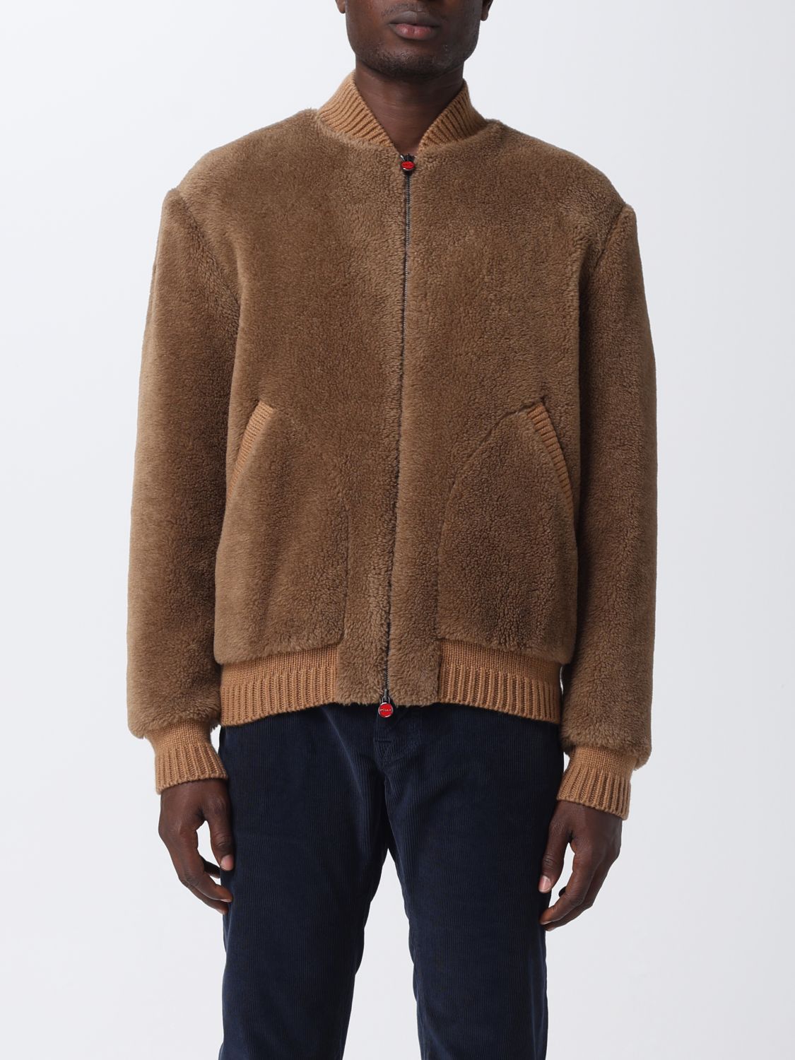 Kiton Jacket KITON Men colour Camel