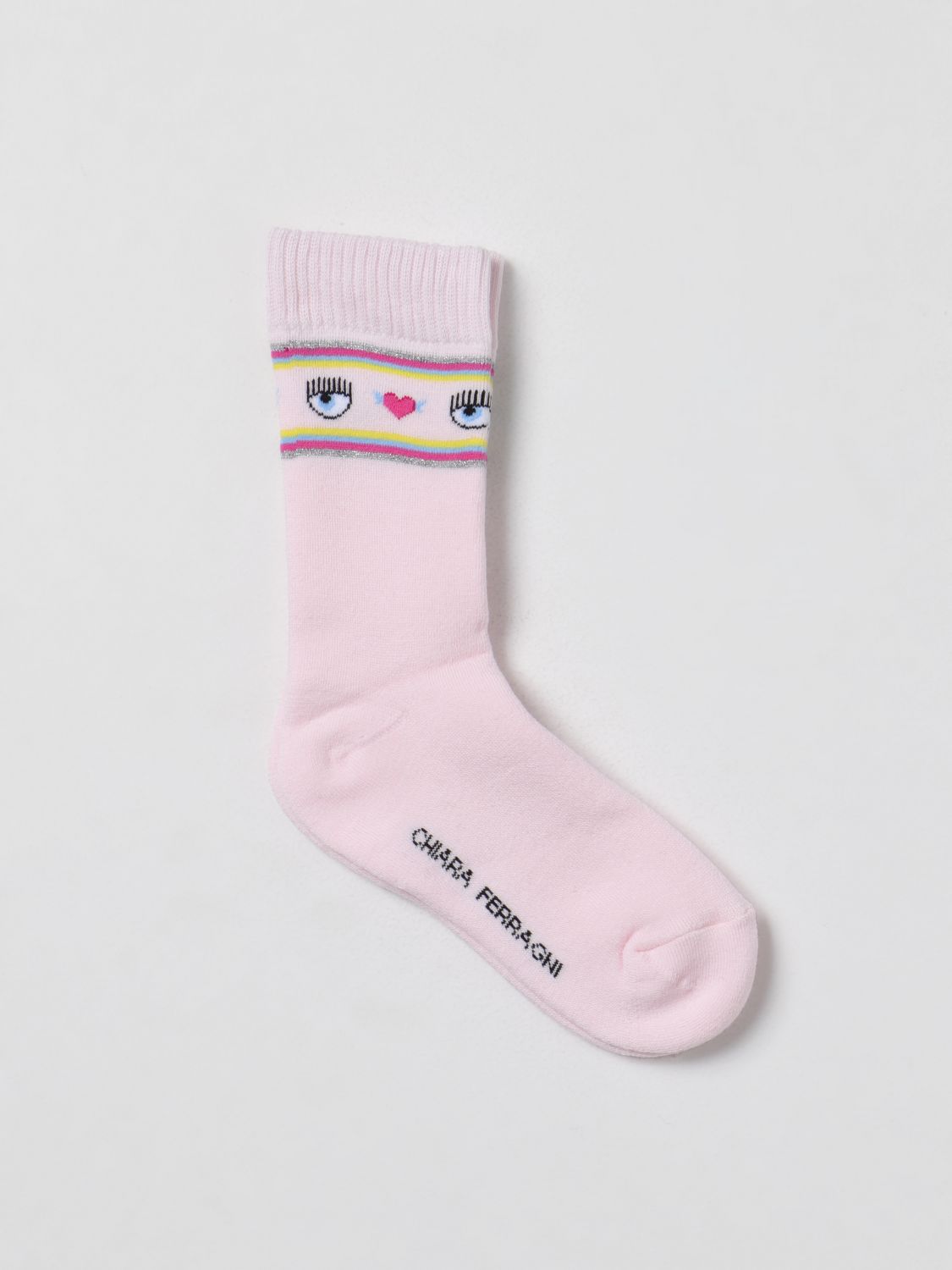 CHIARA FERRAGNI Girls' Socks CHIARA FERRAGNI Kids colour Pink