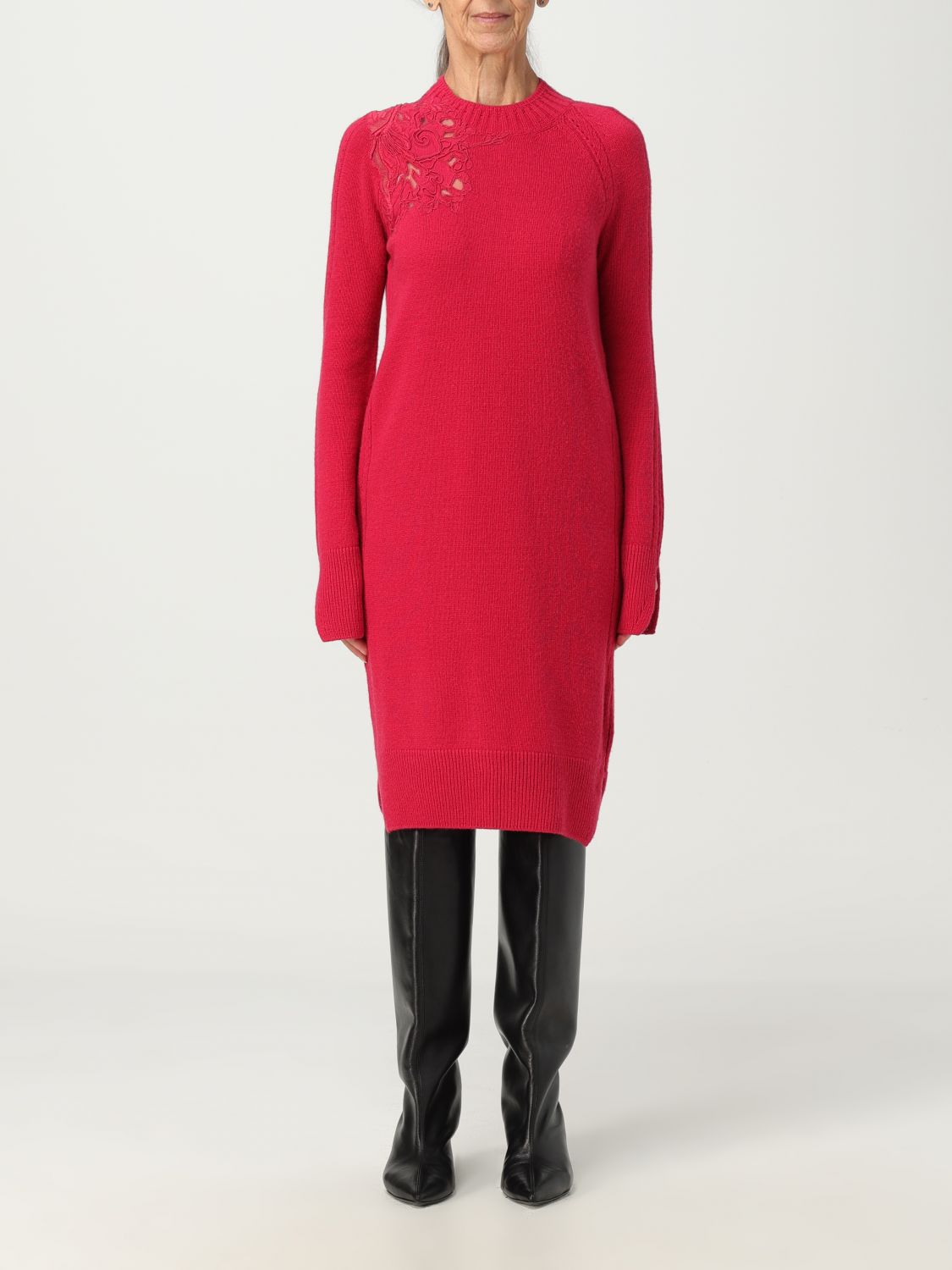 Ermanno Scervino Life Dress ERMANNO SCERVINO LIFE Woman colour Cherry