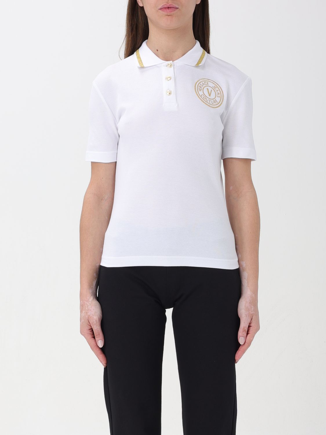 Versace Jeans Couture Polo Shirt VERSACE JEANS COUTURE Woman colour White