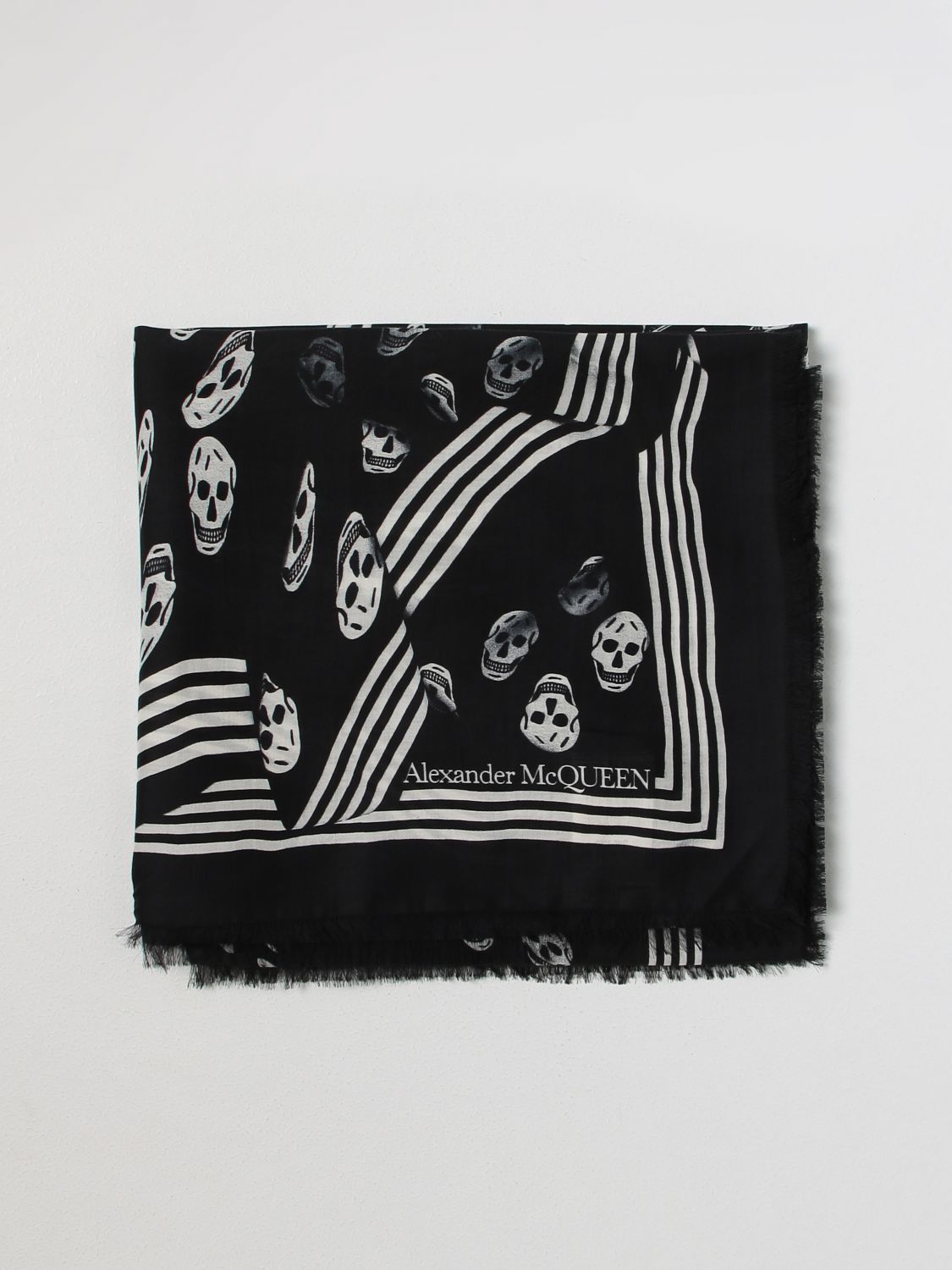 Alexander McQueen Scarf ALEXANDER MCQUEEN Men colour Black